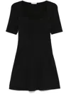 PATRIZIA PEPE FLARED MINI DRESS
