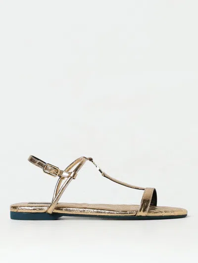 Patrizia Pepe Flat Sandals  Woman Color Gold