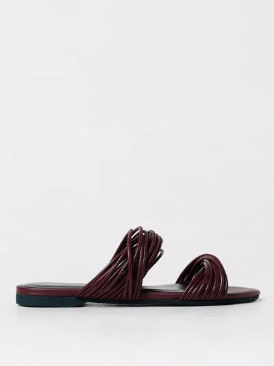 Patrizia Pepe Flat Sandals  Woman Color Wine