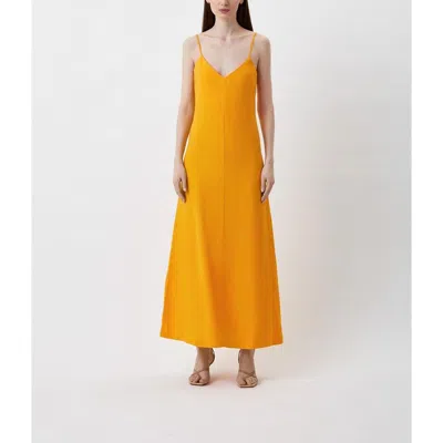 Patrizia Pepe Flax Casual Women's Dress In Yellow