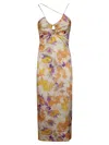 PATRIZIA PEPE FLORAL MIDI DRESS