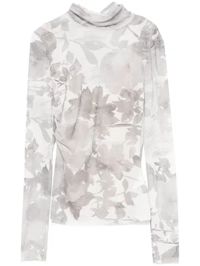 PATRIZIA PEPE FLORAL-PRINT TOP