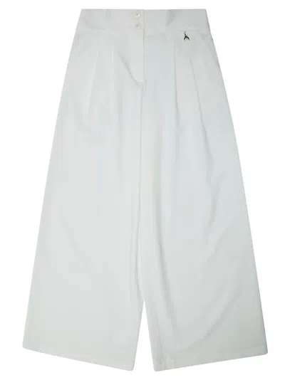 Patrizia Pepe Fluid Mini Trousers For Kids In Neutral