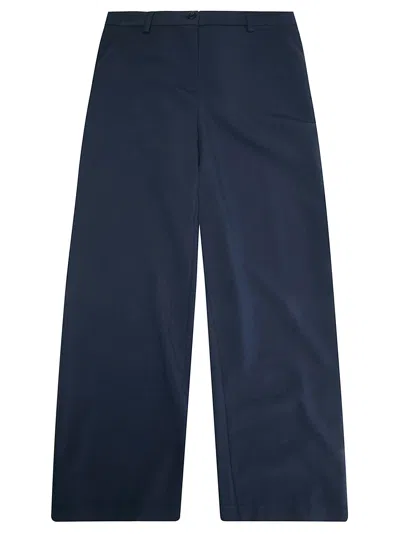 Patrizia Pepe Fluid Trousers For Mini Fashionistas In Blue