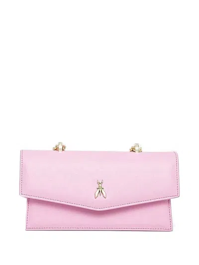 Patrizia Pepe Fly Bamby Chain-strap Shoulder Bag In Pink