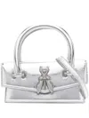 Patrizia Pepe Fly Bamby Tote Bag In Silver