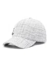 Patrizia Pepe Fly Baseball Cap In Grey