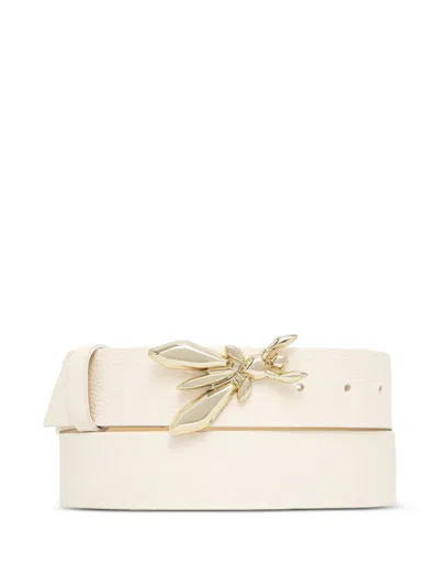 Patrizia Pepe Fly Buckle Belt In Pink