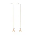 Patrizia Pepe Fly Earrings In Gold
