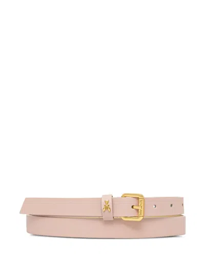Patrizia Pepe Fly Leather Belt In Pink