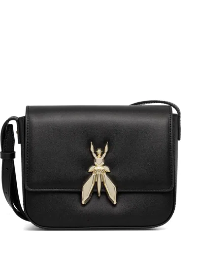 Patrizia Pepe Fly Leather Cross Body Bag In Black