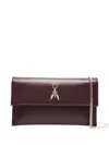 Patrizia Pepe Pochette Fly Purple Red In Brown