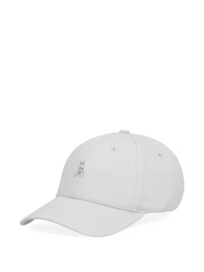 Patrizia Pepe Fly Logo-plaque Baseball Cap In Gray