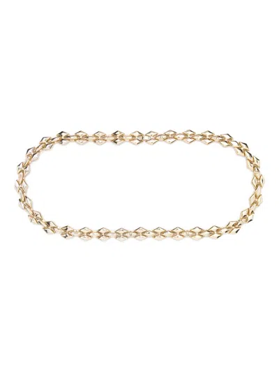 Patrizia Pepe Fly-motif Articulated Chain In Gold