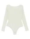 Patrizia Pepe Fly-motif Bodysuit In Green