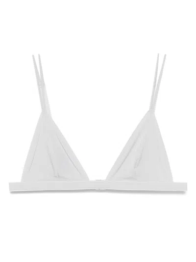 Patrizia Pepe Fly-motif Bra In Grey