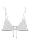 Patrizia Pepe Fly-motif Bra In Grey