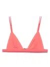 Patrizia Pepe Fly-motif Bra In Pink