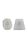 Patrizia Pepe Fly-motif Clip-on Earrings In Grey