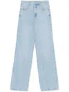 Patrizia Pepe Straight-leg Jeans In Blue