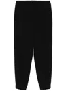 Patrizia Pepe Fly-motif Track Pants In Black