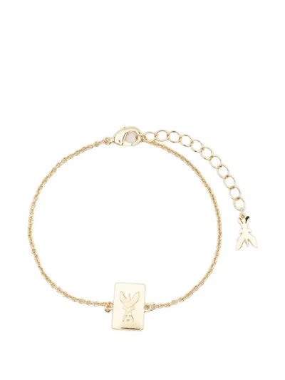 Patrizia Pepe Fly-plaque Bracelet In Gold