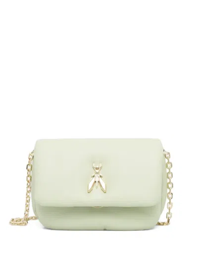 Patrizia Pepe Fly Puffy Cross Body Bag In Green