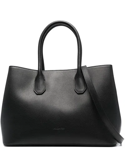 Patrizia Pepe Fly Shopper Tote Bag In Schwarz