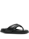 Patrizia Pepe Fly Slides In Black