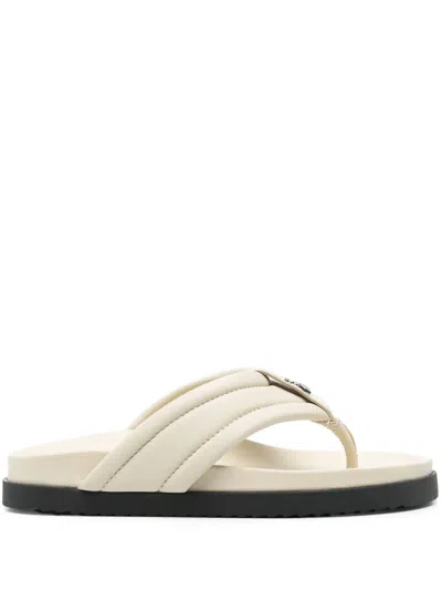 Patrizia Pepe Fly Slides In Neutrals