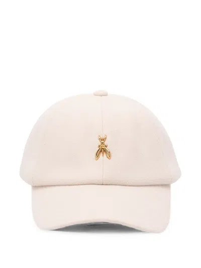Patrizia Pepe Fly-plaque Baseball Cap In Neutral
