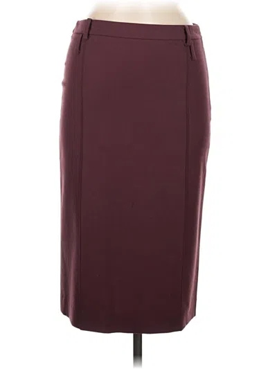 Pre-owned Patrizia Pepe Formal Skirt In Burgundy