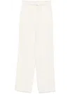 Patrizia Pepe Light Beige Tailored Pants In Neutrals
