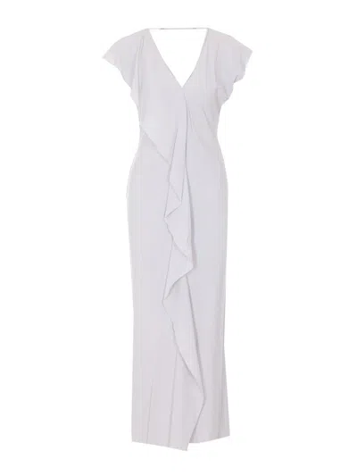 Patrizia Pepe Fresh Grey Dress In Purple