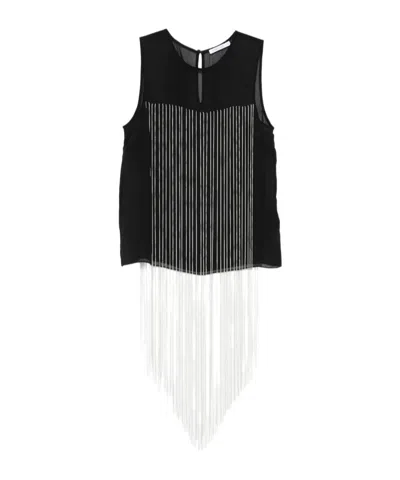 PATRIZIA PEPE FRINGED BLOUSE