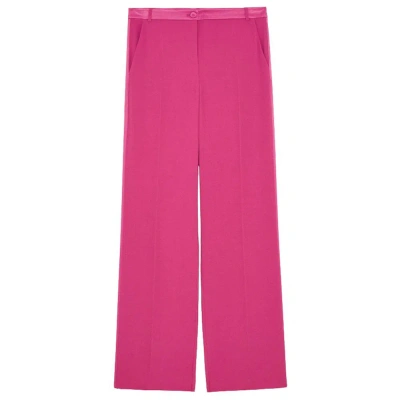 Patrizia Pepe Elegant Palazzo Women's Trousers In Pink