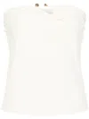 Patrizia Pepe Top  Woman Color White In White