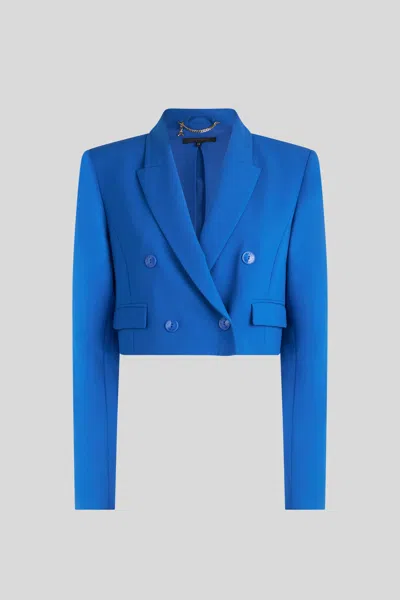 Patrizia Pepe Giacca Cropped Bluette