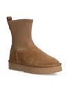 Patrizia Pepe Girl Panelled Ankle Boots In 褐色