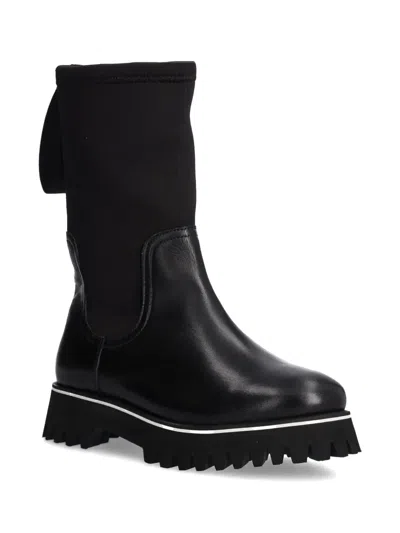 Patrizia Pepe Girl Kids' Panelled Boots In Black