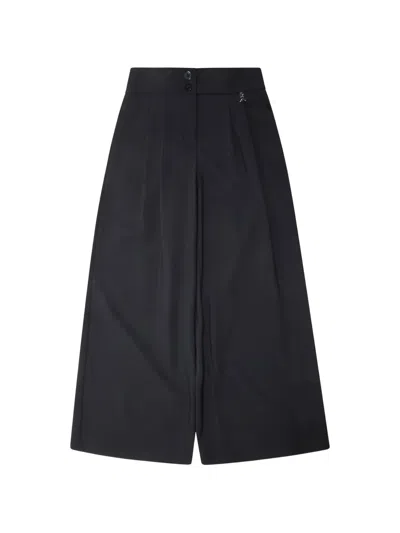 Patrizia Pepe Girl Kids' Pleated Trousers In Black