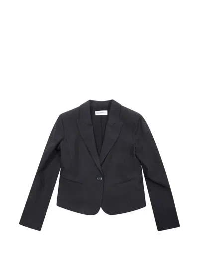 Patrizia Pepe Girl Kids' Single-breasted Blazer In Black