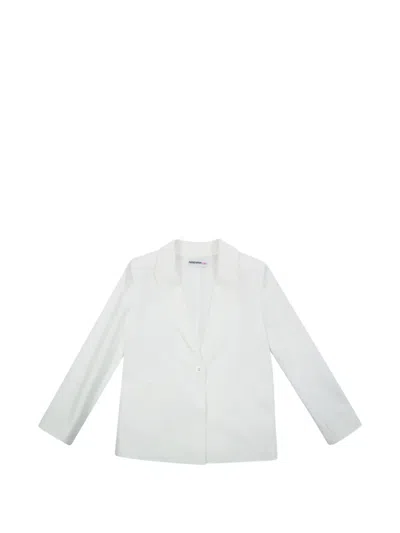Patrizia Pepe Girl Kids' Single-breasted Blazer In White
