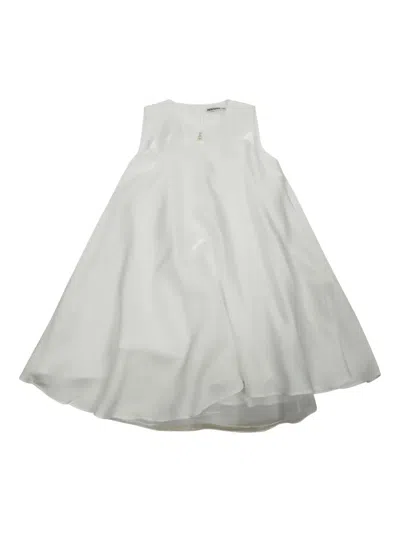 Patrizia Pepe Girl Kids' Sleeveless Dress In White