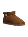 Patrizia Pepe Girl Suede Boots In Brown