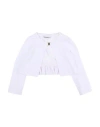Patrizia Pepe Babies'  Girl Toddler Girl Jacket White Size 6 Polyester, Elastane In Blue