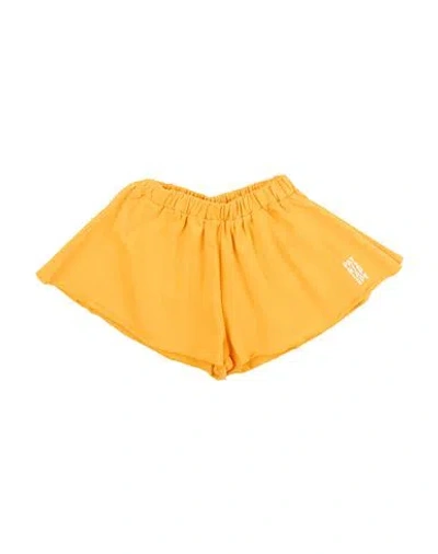 Patrizia Pepe Babies'  Girl Toddler Girl Shorts & Bermuda Shorts Yellow Size 6 Cotton