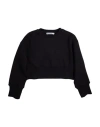 Patrizia Pepe Girl Toddler Girl Sweatshirt Black Size 6 Cotton In Black