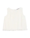 Patrizia Pepe Girl Toddler Girl Top White Size 6 Polyester In White