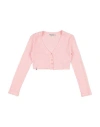 Patrizia Pepe Babies'  Girl Toddler Girl Wrap Cardigans Pink Size 6 Cotton